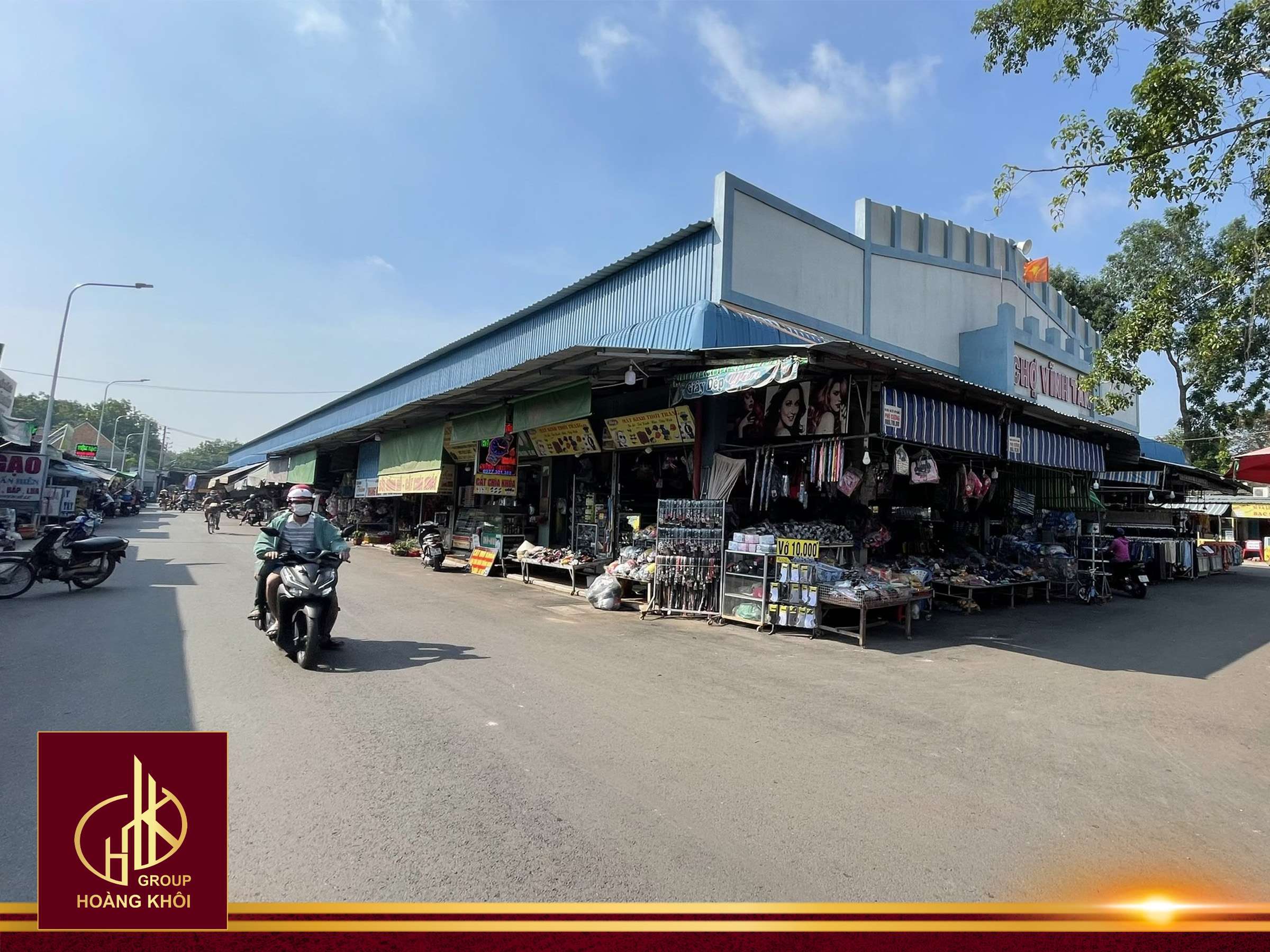 Hình ảnh: Chợ Vĩnh Tân đã trở thành khu dân cư VSIP 2A hiện hữu, sầm uất với mật độ dân số tăng nhanh đáng kể.