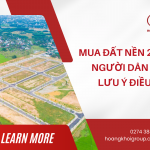 Mua đất nền 2025, người dân cần lưu ý điều này